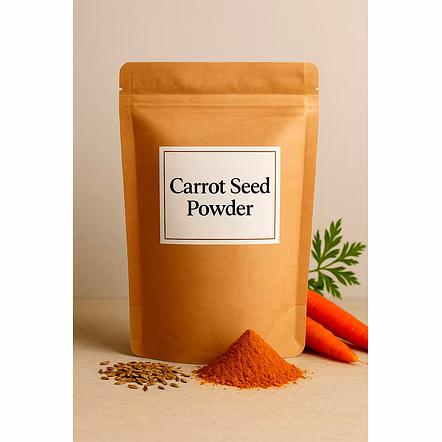 Shakti Carrot Seed Powder – Wholesale Full of beta-carotene and vitamins that nourish and for Distributors, Importers & Private Label