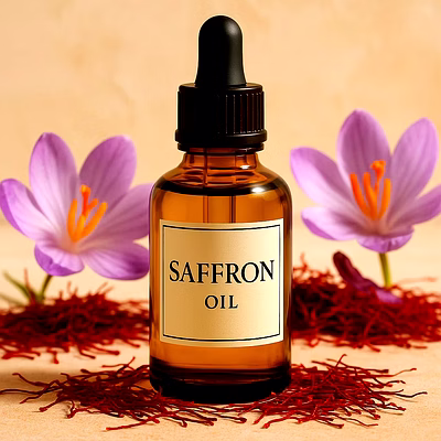 santal bliss shakti saffron oil – wholesale luxury elixir known for enhancing complexion and radiance for distributors, importers & private label