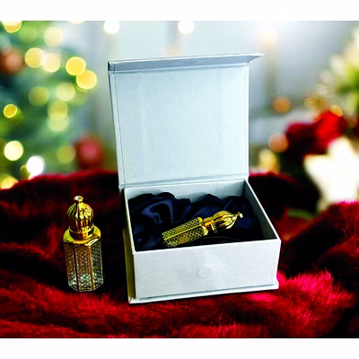 shakti sandalwood oil distillers solo perfumes box size cb-123 3 x 4 inch