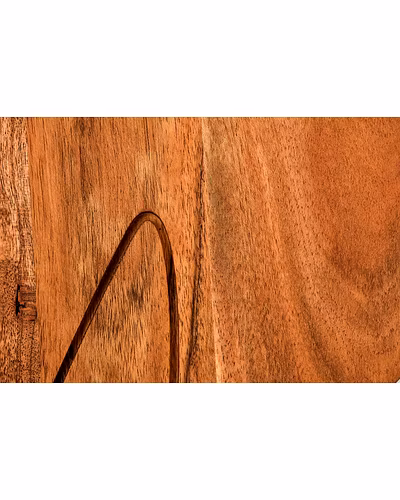 Leaf Shape Acacia Wood Cutting Board-4