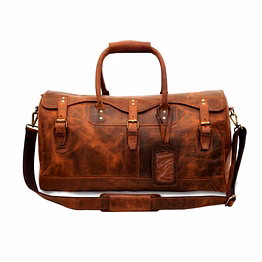 martin enterprises large duffel bags for men holdall leather travel bag overnight gym sports weekend bag code 1026