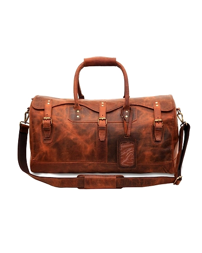 Martin Enterprises Large duffel bags for men holdall leather travel bag overnight gym sports weekend bag Code 1026-3