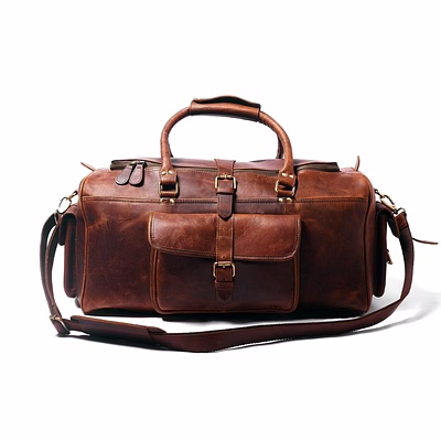 martin enterprises large duffel bags for men holdall leather travel bag overnight gym sports weekend bag code 1024