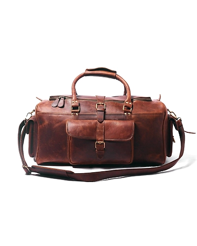 Martin Enterprises Large duffel bags for men holdall leather travel bag overnight gym sports weekend bag Code 1024-3