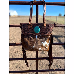 martin enterprises western handtooled cowhide hairon canteen crossbody bag with adjustable detachable leather strap,antique dye finish code 1007