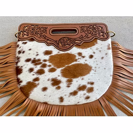 martin enterprises western suede fringe hair-on crossbody bag women natural leather hand bag with adjustable strap | leather handbag | purse | side sling bag code 1010