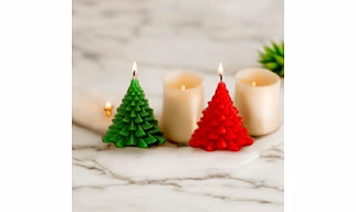 Christmas tree candle