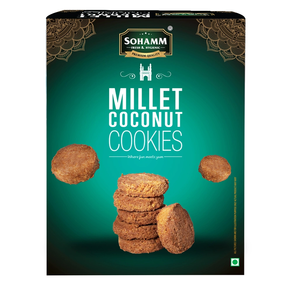 Premium Millet Coconut Cookies-MilletCoconut200G