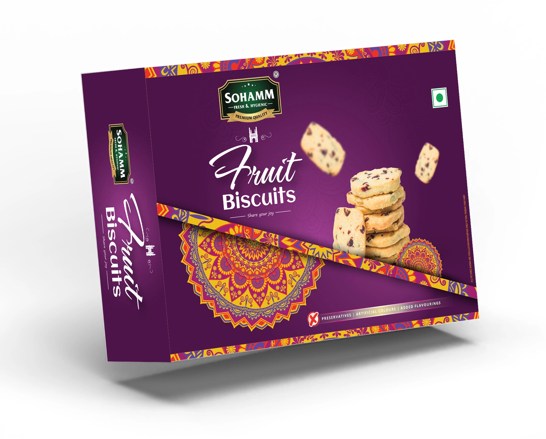 Premium Fruit Cookies (gift pack)-Fruit400G