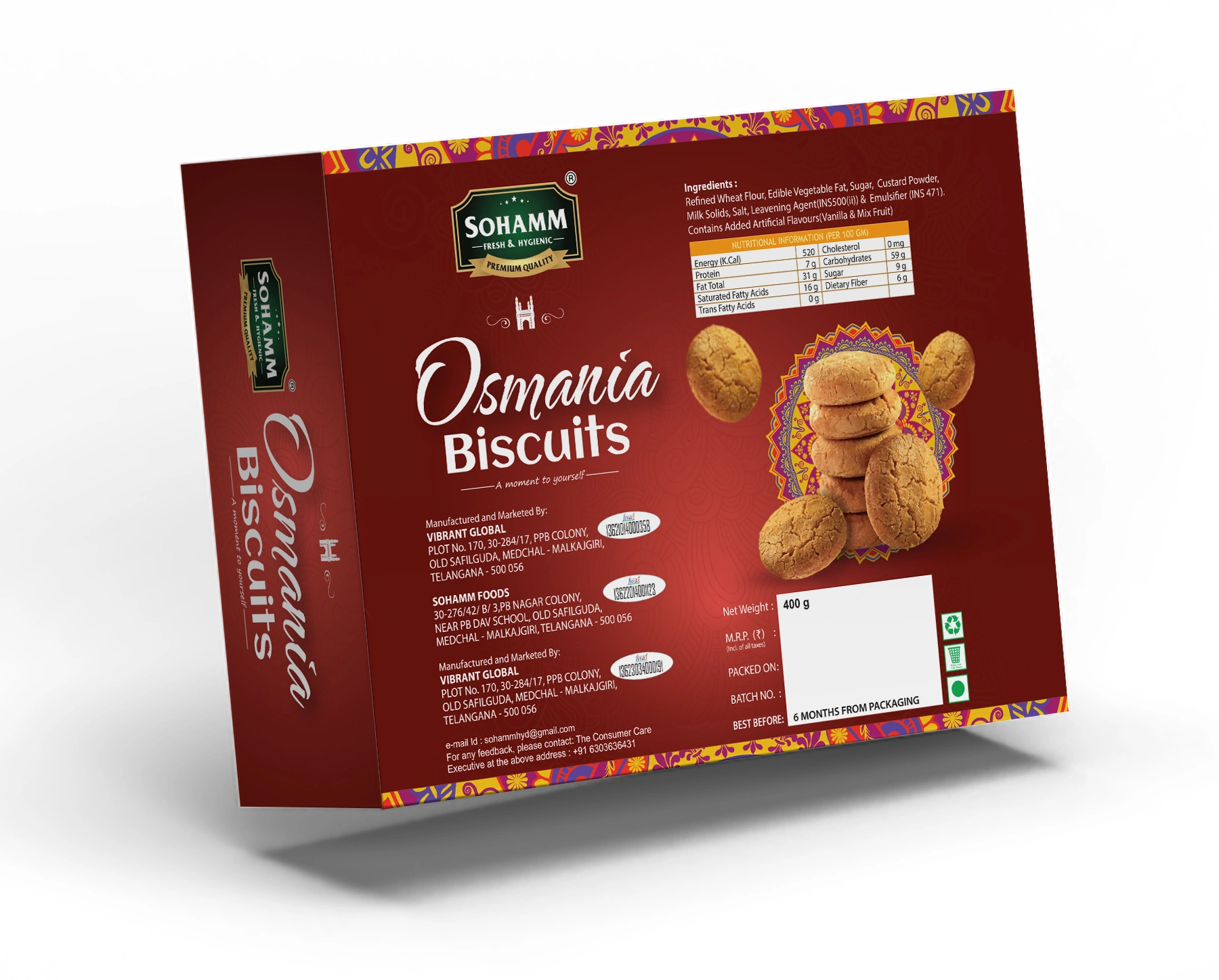 Premium Osmania Cookies (gift pack)-2