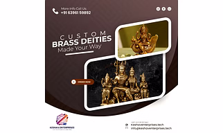 Brass idol