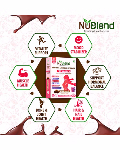 NuBlend  women's protein &amp; Herbal powder-2