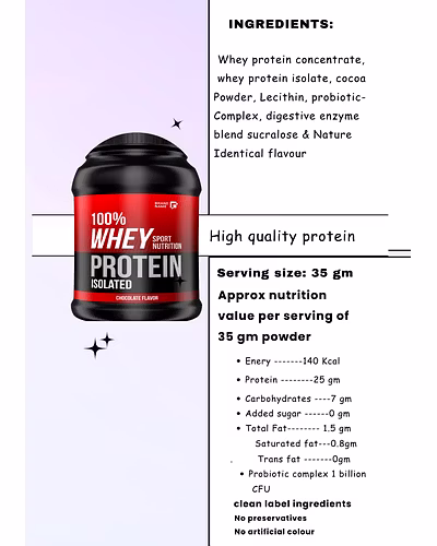whey protein isolate  / high quality lab test verified for amino acid profile-12757409
