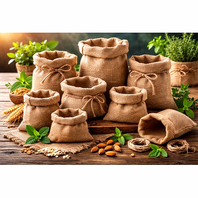 premium burlap sack bags for eco-friendly bulk storage