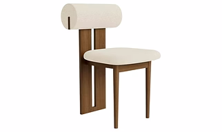 Wabi Sabi Nordic Design Custom Manufacturer Leather Upholstered Solid Wood Furniture Dining Chair For Hotel Restaurant