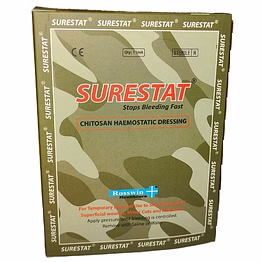 surestat chitosan haemostatic dressing for military 15cm*15cm