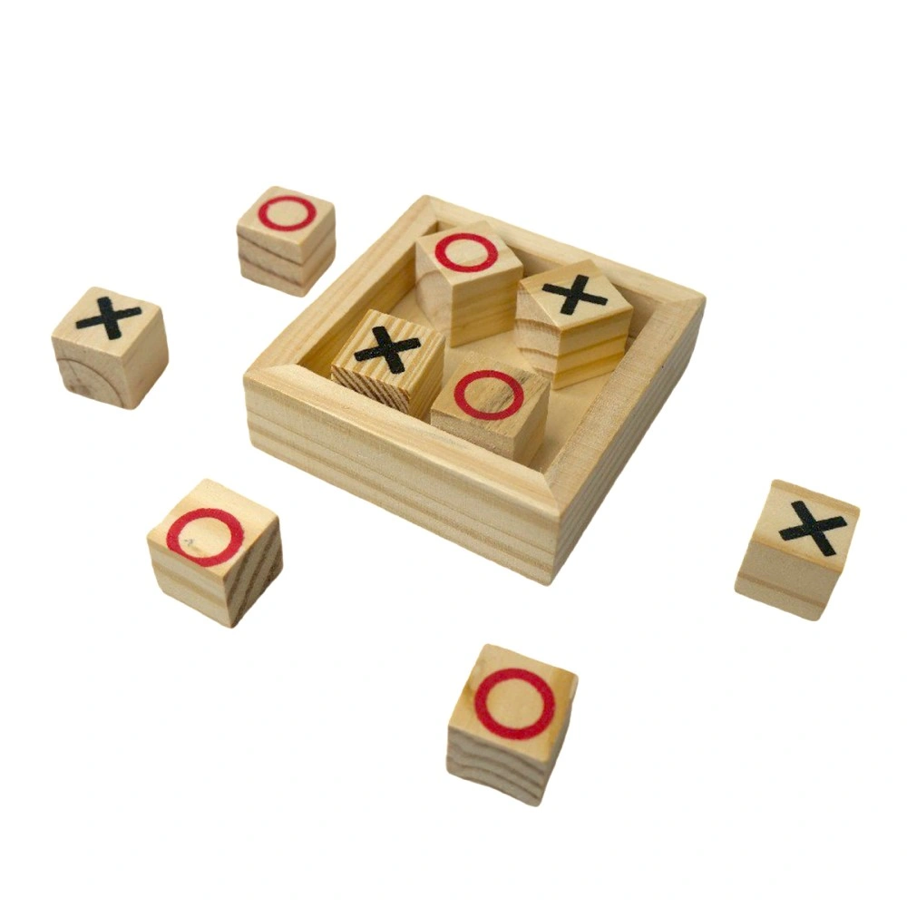 Wooden Tic Tac Toe Game-1