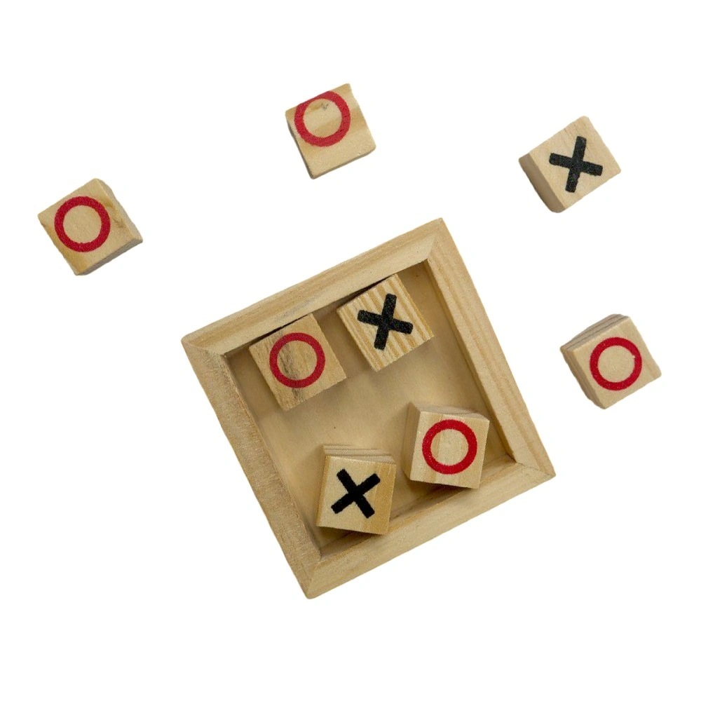 Wooden Tic Tac Toe Game-2