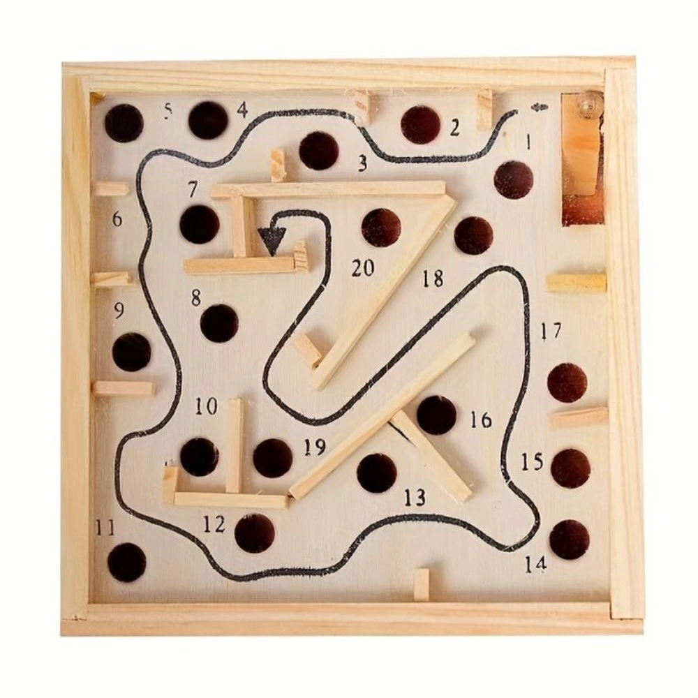 Wooden Maze Game-12543556