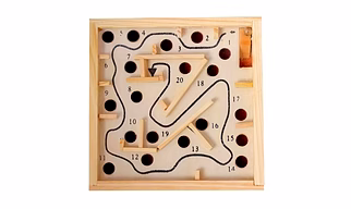 Wooden Maze Game