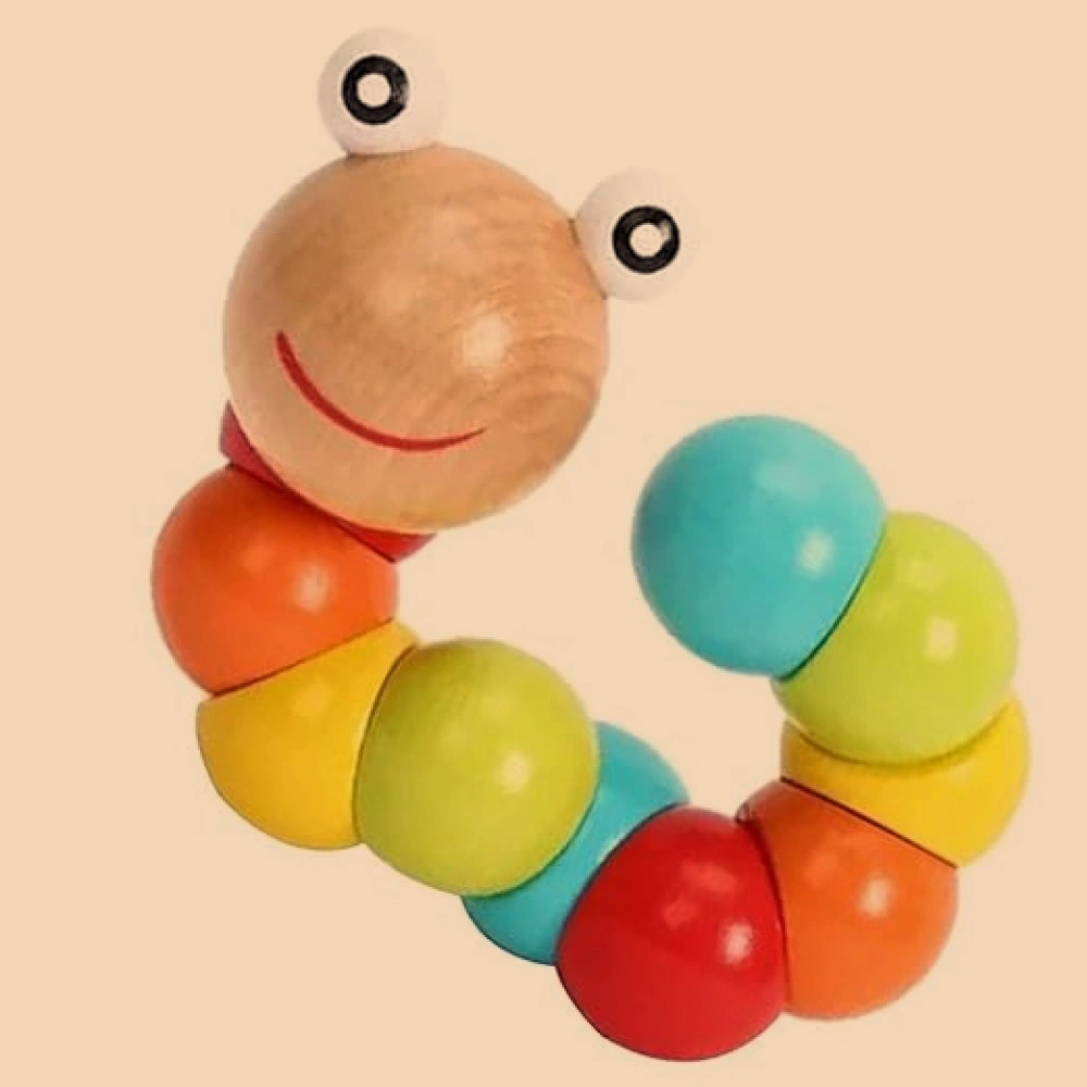 Wooden Caterpillar Toy-12543552