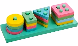 Wooden Geometric Shape Sorter