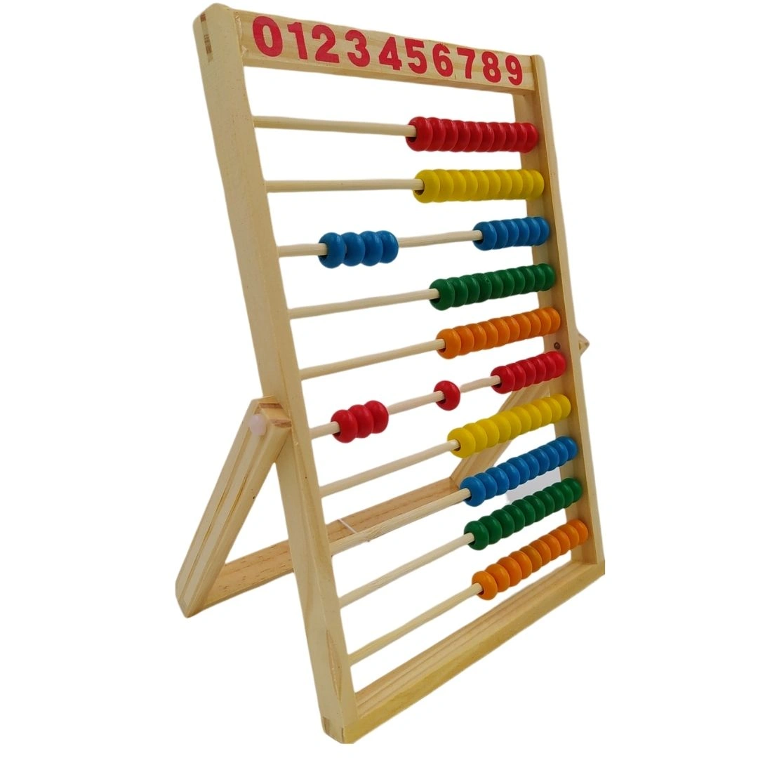 Wooden Abacus Counting Number Frame-1