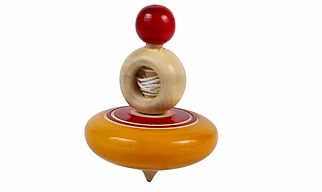 Wooden Winding Spinning Top