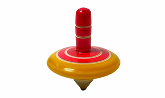 Wooden Hand Spinning Top