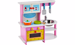 Wooden Pink Gas Stove