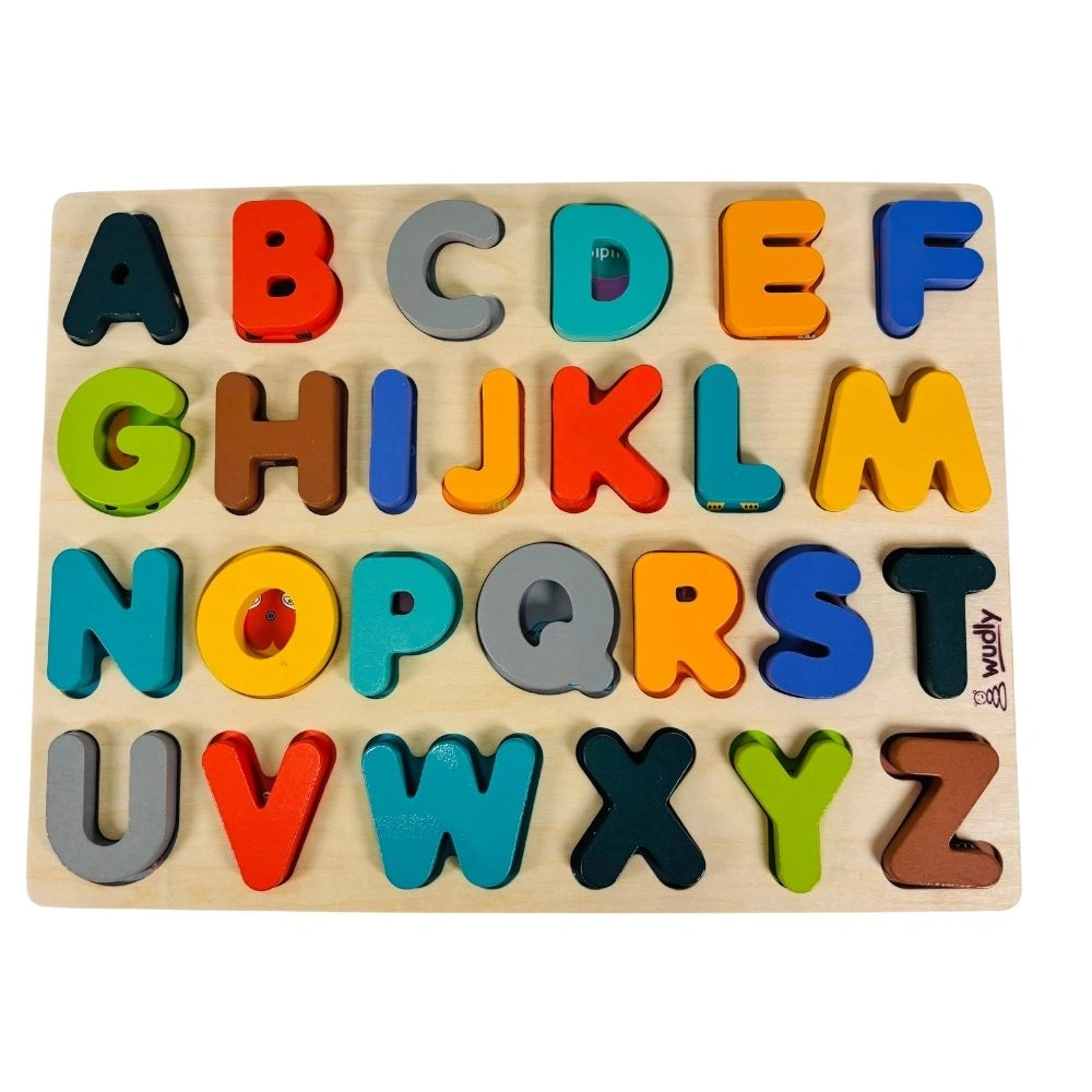 Wooden Capital 3D Alphabet Puzzle-12543504