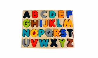 Wooden Capital 3D Alphabet Puzzle