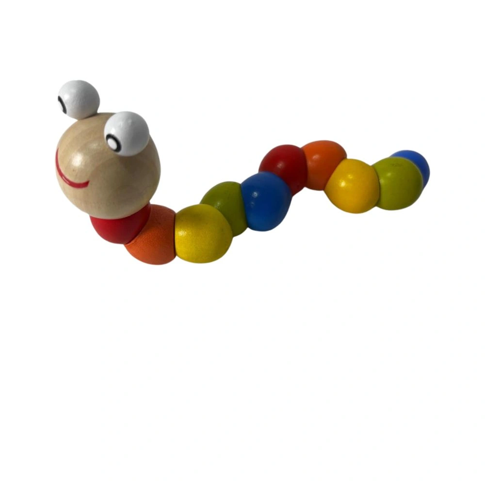 Wooden Caterpillar Toy-4