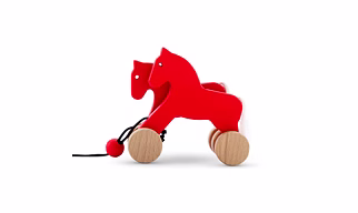 Wooden Push and Pull Toy - Horse