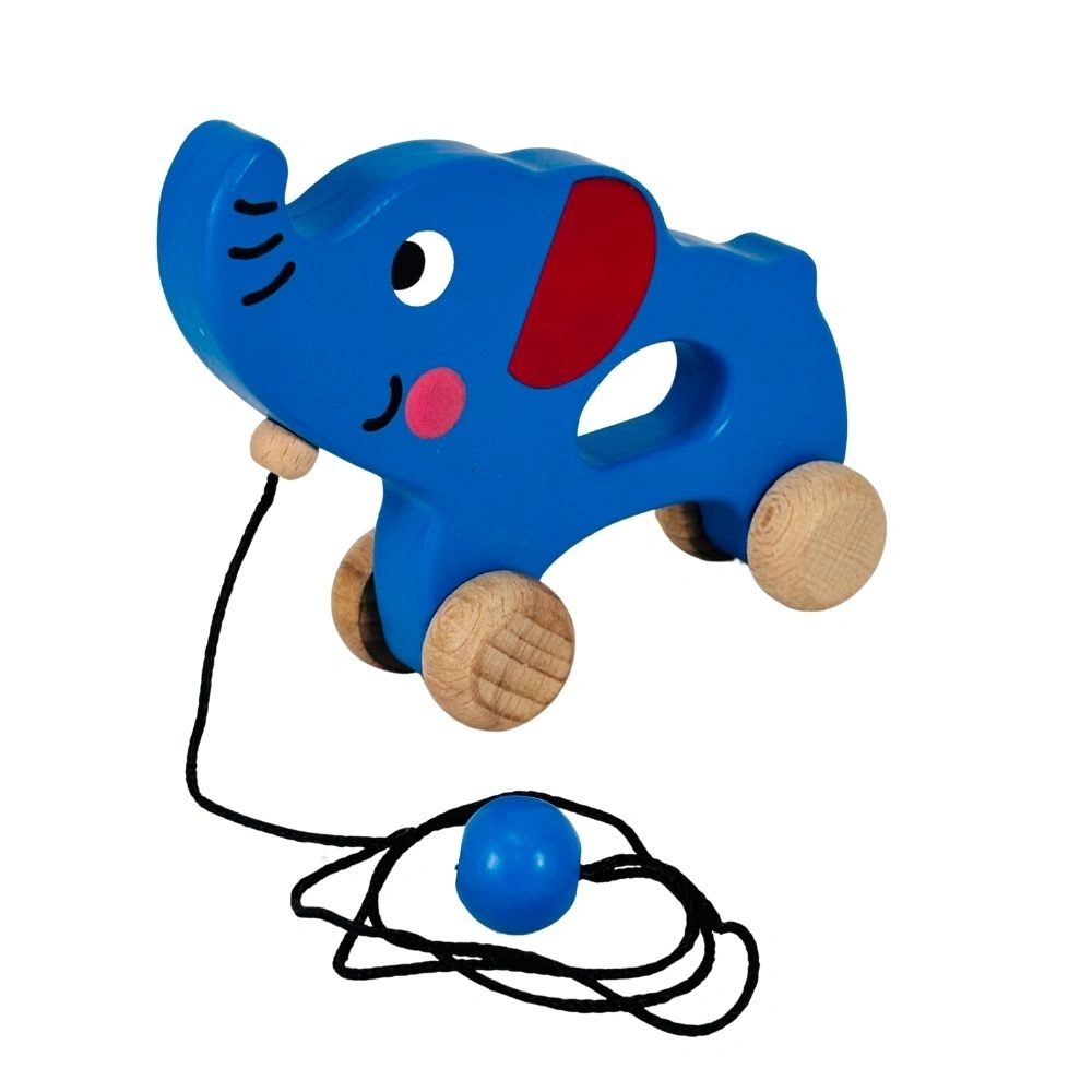 Wooden Push and Pull Toy - Elephant-1