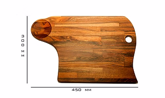 wooden modern chop 16*10