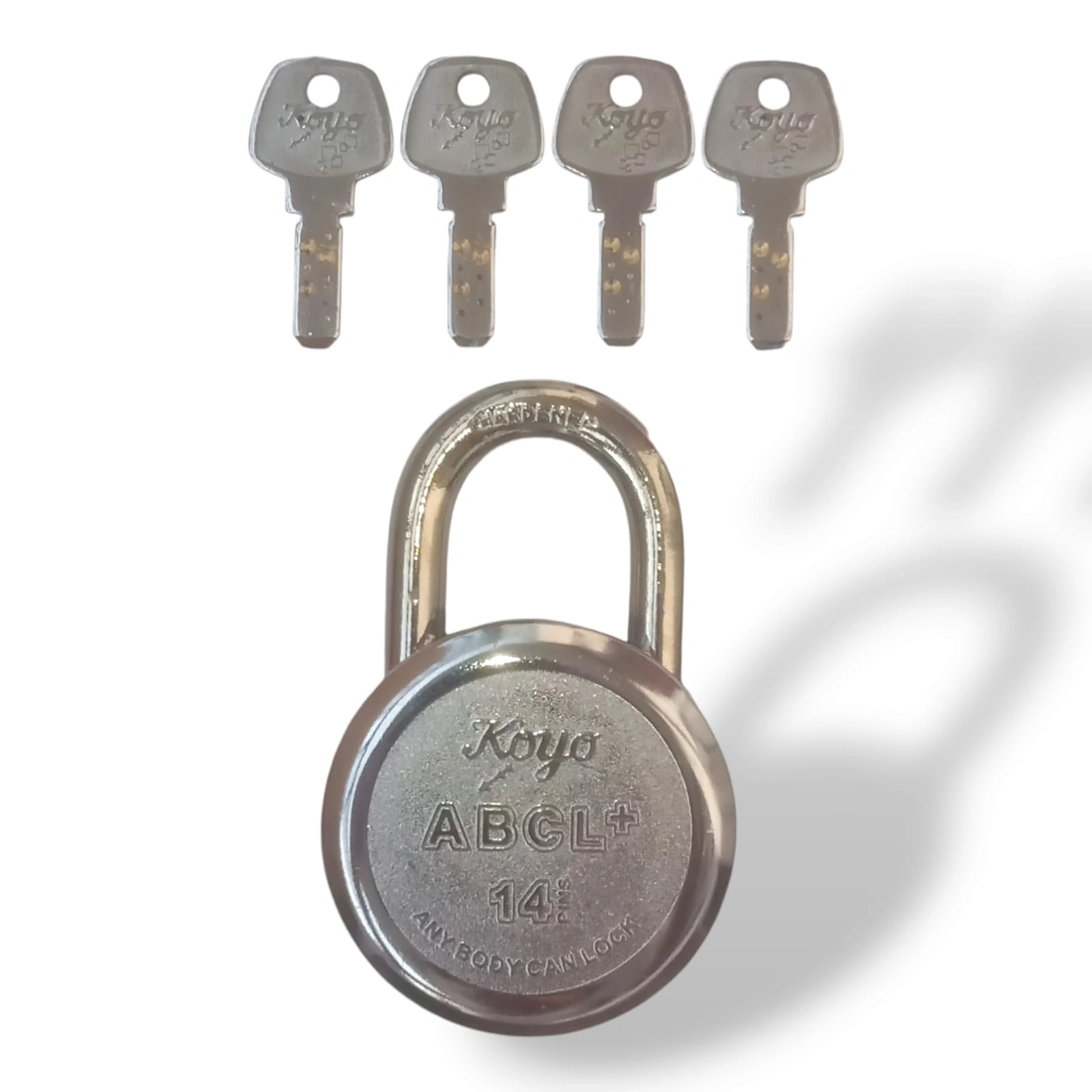 Koyo ABCL+ 14 pins 65mm Push padlock-1