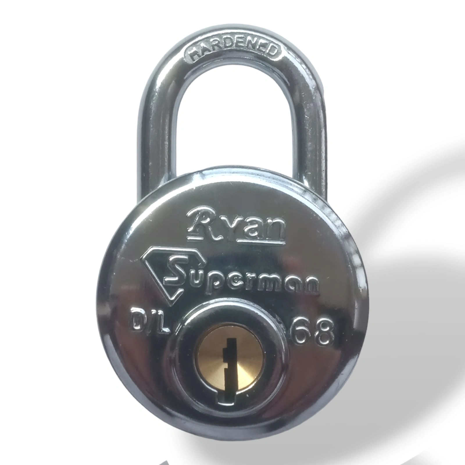 Ryan Superman 68mm Steel Padlock - Double Locking with 3 Keys-1