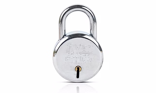 Ryan  Round 65mm Steel Padlock - 7 Lever Security with 3 Keys