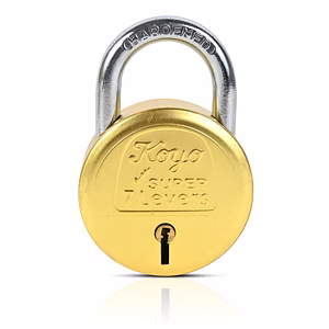 Koyo 65mm 7 lever Brass Padlock with 3 brass keys