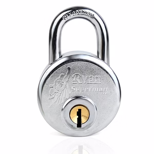 Ryan Superman 68mm Steel Padlock - Double Locking with 3 Keys