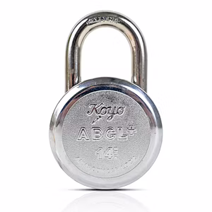 Koyo ABCL+ 14 pins 65 mm Push Padlock with 4 Brass keys