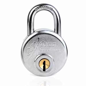 Ryan Superman 68mm Steel Padlock - Double Locking with 3 Keys