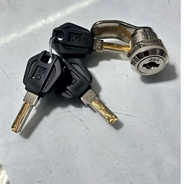durable metal cam lock with ds keys for panels, cabinets & enclosures