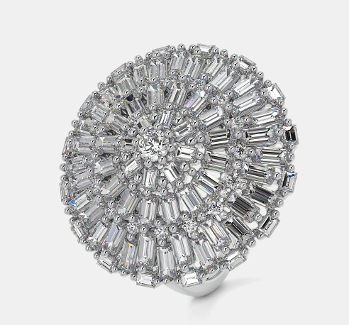 Buguette Diamond Ring-12544148