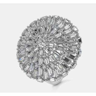 Buguette Diamond Ring