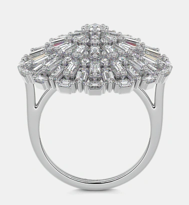 Buguette Diamond Ring-1