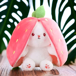 reversible rabbit soft toy