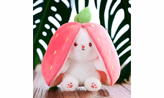 REVERSIBLE RABBIT SOFT TOY