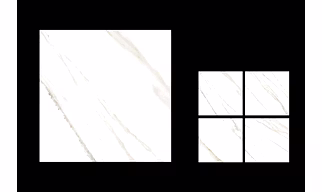 600 x 600 GLOSSY PORCELAIN TILES WITH WATER ABSORPTION RATE < 0.5%